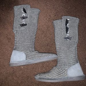Bearpaw sock boots size 8